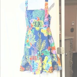 FARM Rio Vibrant Floral Mini Dress